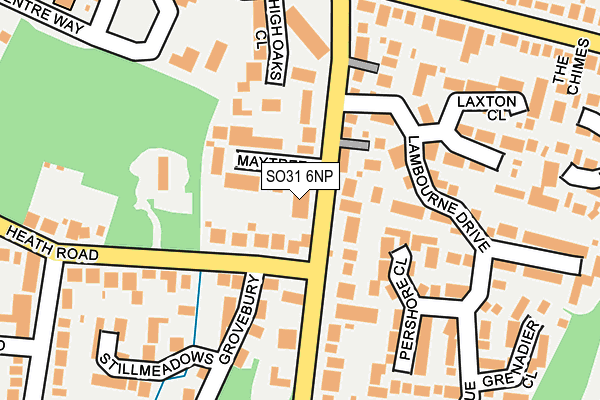 SO31 6NP map - OS OpenMap – Local (Ordnance Survey)