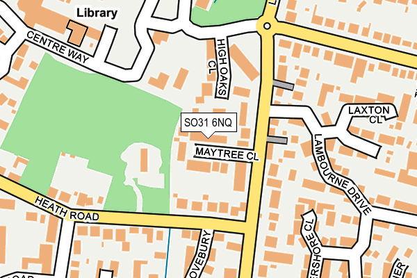 SO31 6NQ map - OS OpenMap – Local (Ordnance Survey)