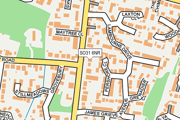 SO31 6NR map - OS OpenMap – Local (Ordnance Survey)