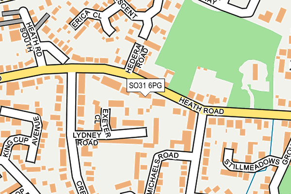 SO31 6PG map - OS OpenMap – Local (Ordnance Survey)