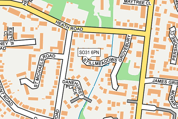 SO31 6PN map - OS OpenMap – Local (Ordnance Survey)