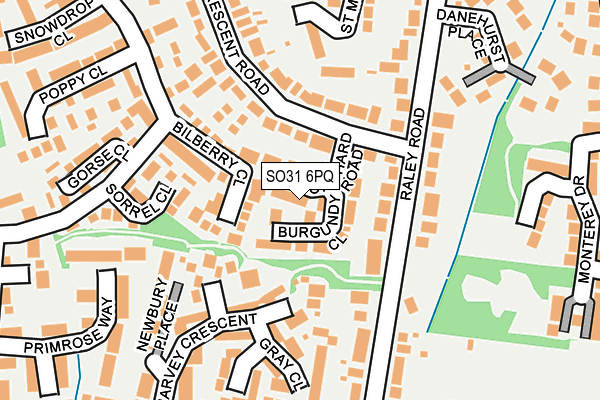 SO31 6PQ map - OS OpenMap – Local (Ordnance Survey)