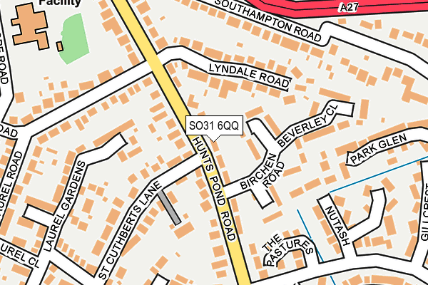 SO31 6QQ map - OS OpenMap – Local (Ordnance Survey)