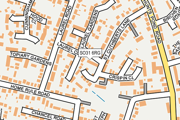 SO31 6RG map - OS OpenMap – Local (Ordnance Survey)