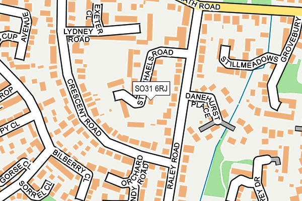 SO31 6RJ map - OS OpenMap – Local (Ordnance Survey)
