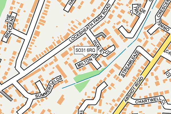 SO31 6RQ map - OS OpenMap – Local (Ordnance Survey)