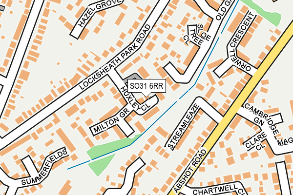 SO31 6RR map - OS OpenMap – Local (Ordnance Survey)