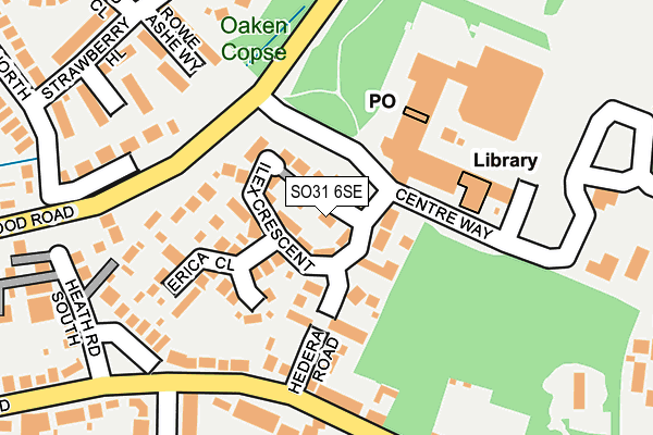 SO31 6SE map - OS OpenMap – Local (Ordnance Survey)