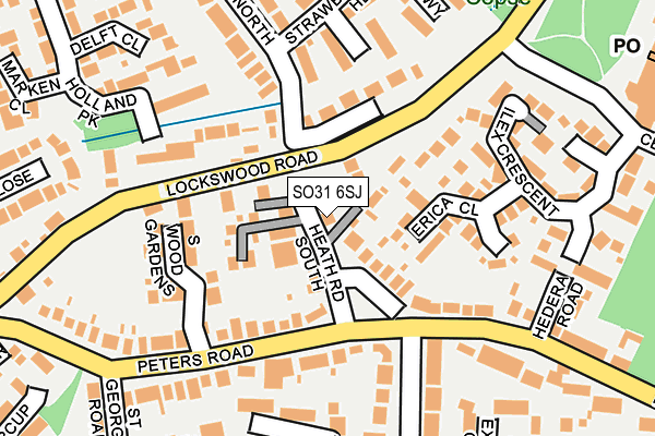 SO31 6SJ map - OS OpenMap – Local (Ordnance Survey)