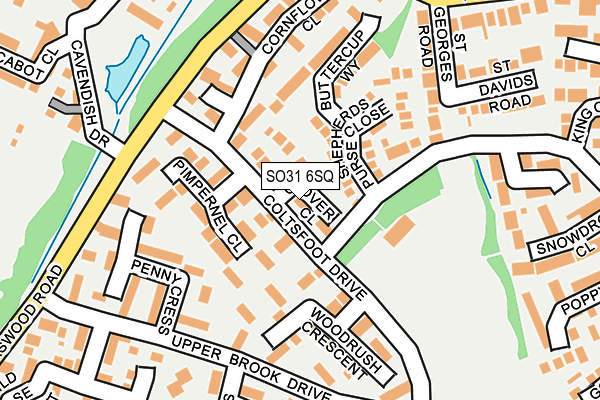 SO31 6SQ map - OS OpenMap – Local (Ordnance Survey)