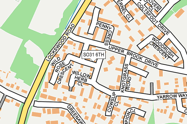 SO31 6TH map - OS OpenMap – Local (Ordnance Survey)