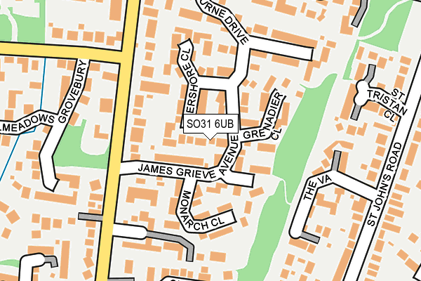 SO31 6UB map - OS OpenMap – Local (Ordnance Survey)