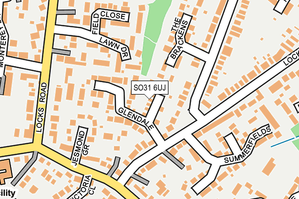 SO31 6UJ map - OS OpenMap – Local (Ordnance Survey)