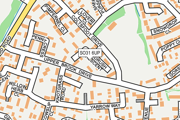 SO31 6UP map - OS OpenMap – Local (Ordnance Survey)