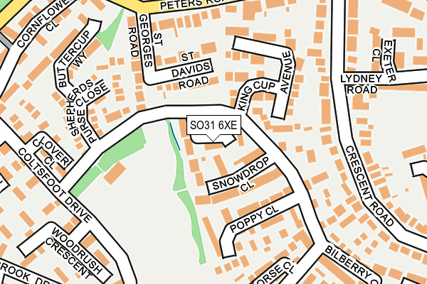 SO31 6XE map - OS OpenMap – Local (Ordnance Survey)