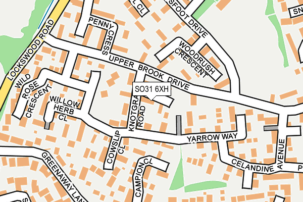 SO31 6XH map - OS OpenMap – Local (Ordnance Survey)