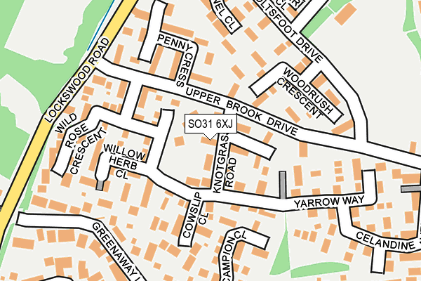 SO31 6XJ map - OS OpenMap – Local (Ordnance Survey)