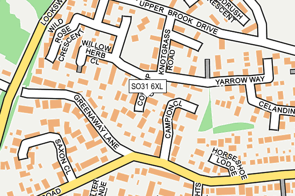 SO31 6XL map - OS OpenMap – Local (Ordnance Survey)