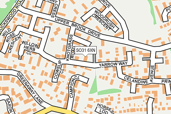 SO31 6XN map - OS OpenMap – Local (Ordnance Survey)
