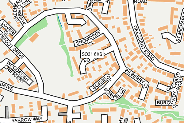 SO31 6XS map - OS OpenMap – Local (Ordnance Survey)