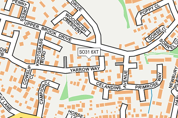 SO31 6XT map - OS OpenMap – Local (Ordnance Survey)