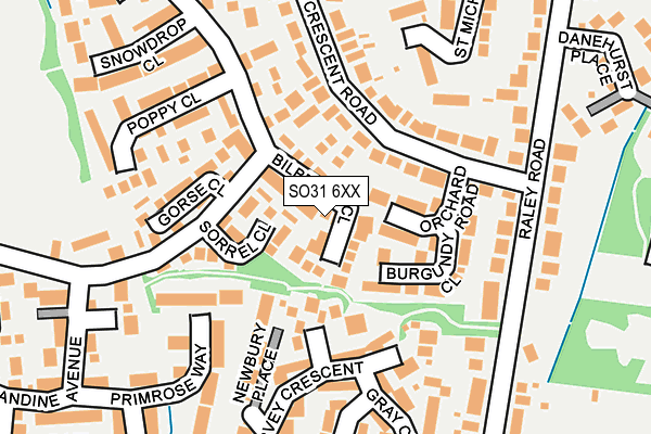 SO31 6XX map - OS OpenMap – Local (Ordnance Survey)