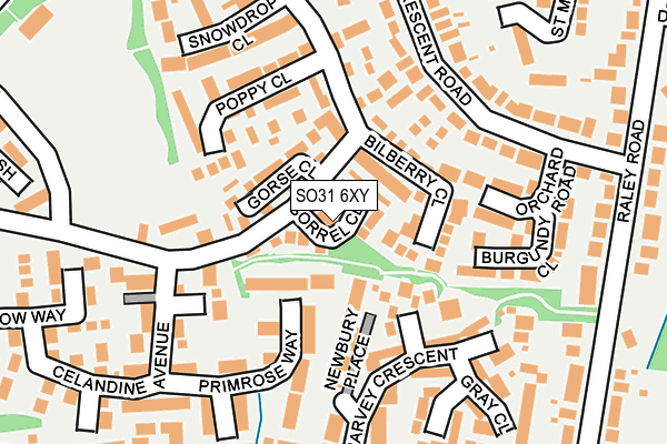 SO31 6XY map - OS OpenMap – Local (Ordnance Survey)