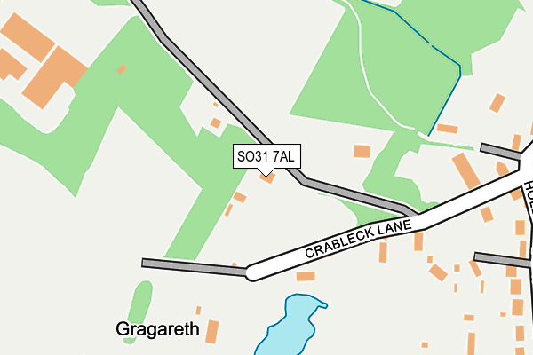 SO31 7AL map - OS OpenMap – Local (Ordnance Survey)