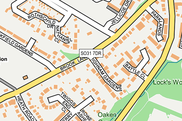 SO31 7DR map - OS OpenMap – Local (Ordnance Survey)