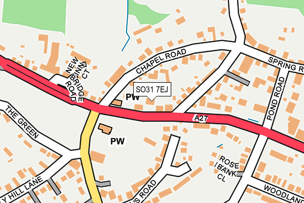 Map of NETLEY ABBEY OSTEOPATHIC CLINIC LIMITED at local scale