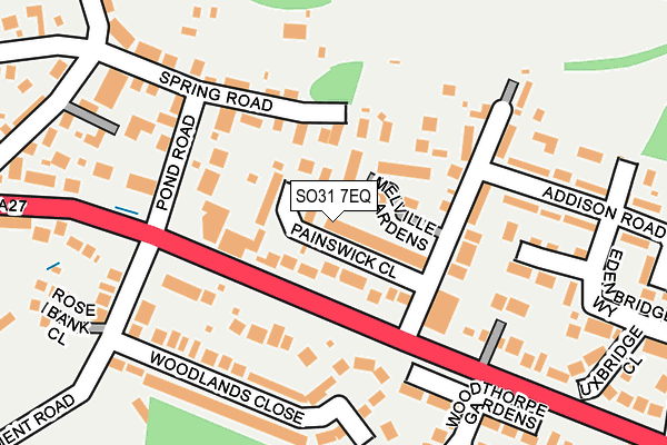 SO31 7EQ map - OS OpenMap – Local (Ordnance Survey)