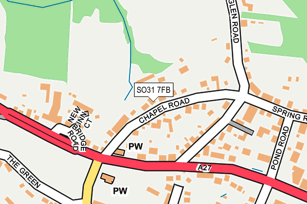 Map of WILDGREENS LIMITED at local scale