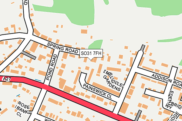 SO31 7FH map - OS OpenMap – Local (Ordnance Survey)