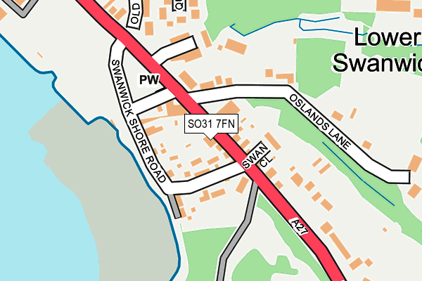 SO31 7FN map - OS OpenMap – Local (Ordnance Survey)