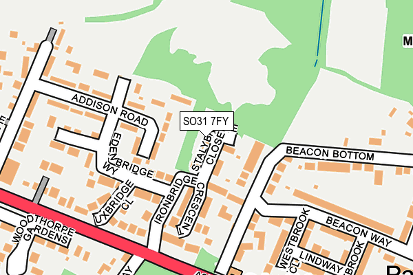 SO31 7FY map - OS OpenMap – Local (Ordnance Survey)