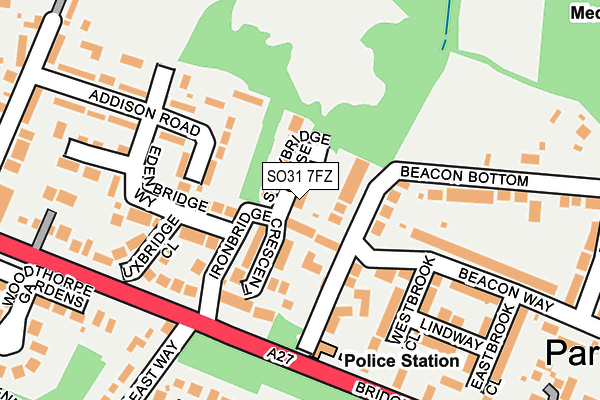 SO31 7FZ map - OS OpenMap – Local (Ordnance Survey)