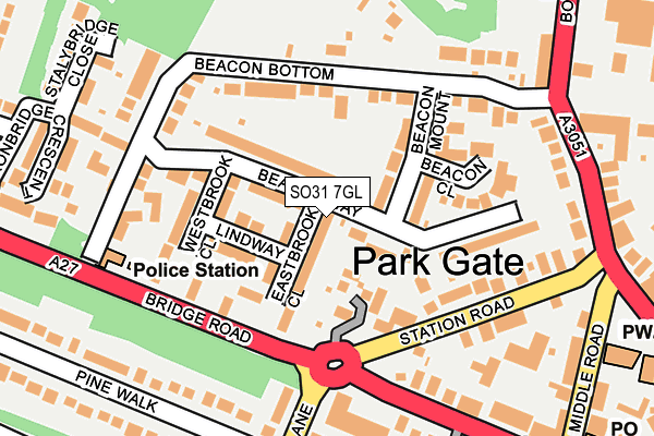 Map of PROSPECT PLUMBING & HEATING LTD at local scale