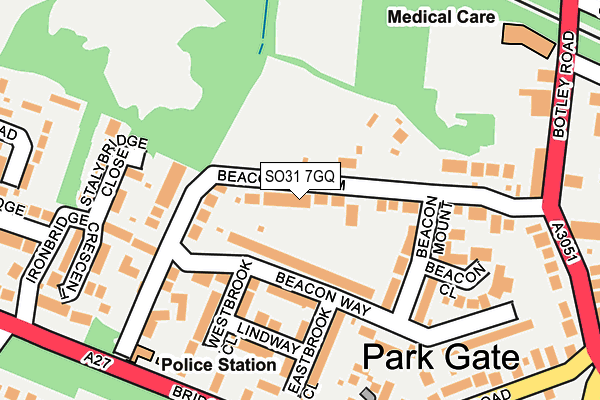 Map of WEBB HOUSE (PARK GATE) LTD at local scale
