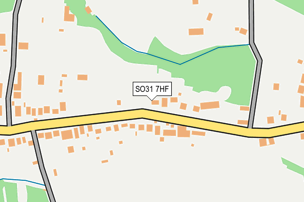 SO31 7HF map - OS OpenMap – Local (Ordnance Survey)