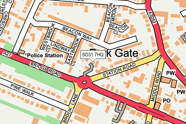 SO31 7HQ map - OS OpenMap – Local (Ordnance Survey)