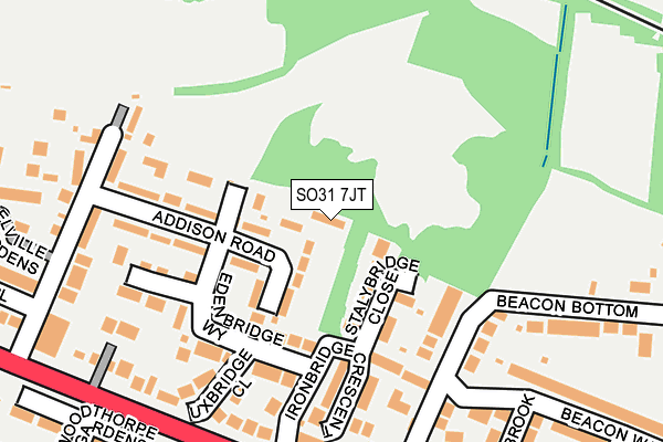 SO31 7JT map - OS OpenMap – Local (Ordnance Survey)