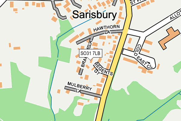 SO31 7LB map - OS OpenMap – Local (Ordnance Survey)