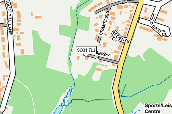 SO31 7LJ map - OS OpenMap – Local (Ordnance Survey)