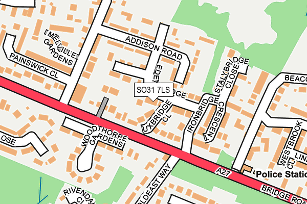 SO31 7LS map - OS OpenMap – Local (Ordnance Survey)