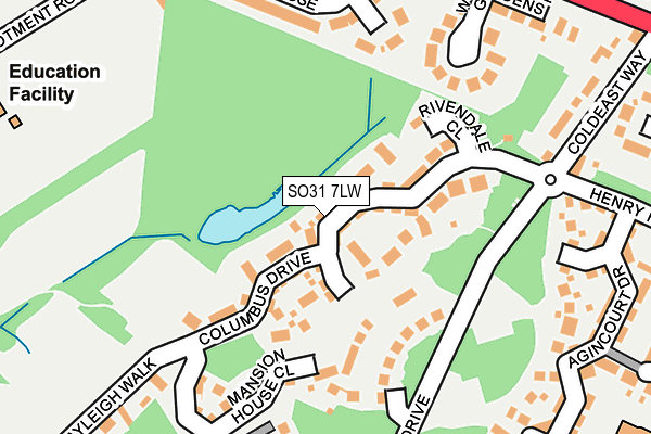SO31 7LW map - OS OpenMap – Local (Ordnance Survey)