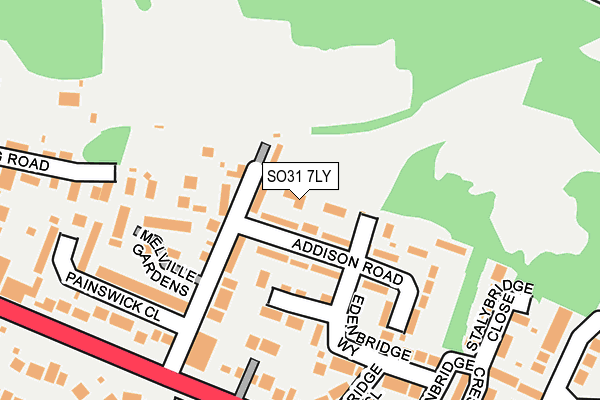 SO31 7LY map - OS OpenMap – Local (Ordnance Survey)