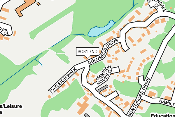 SO31 7ND map - OS OpenMap – Local (Ordnance Survey)