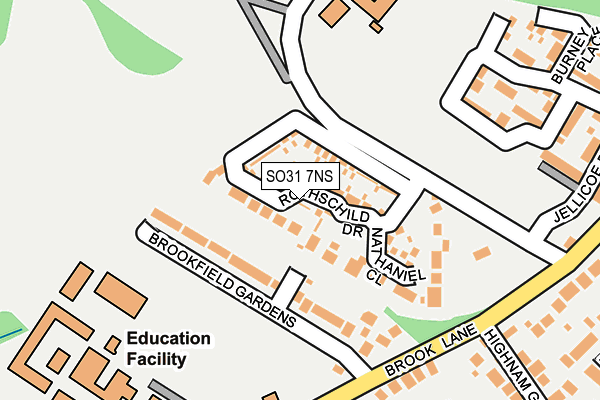 SO31 7NS map - OS OpenMap – Local (Ordnance Survey)
