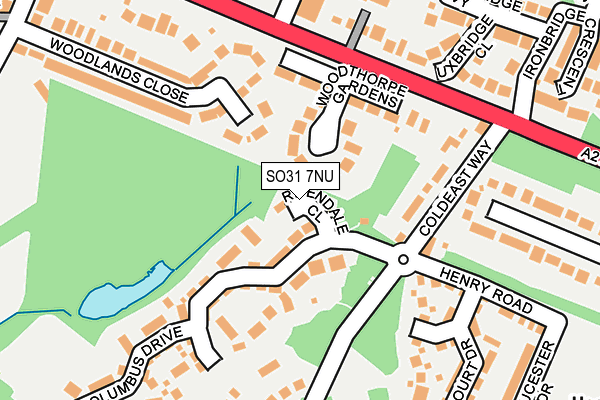 SO31 7NU map - OS OpenMap – Local (Ordnance Survey)