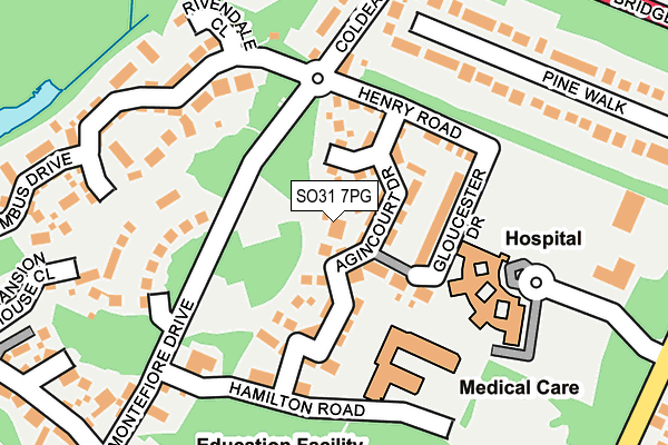 SO31 7PG map - OS OpenMap – Local (Ordnance Survey)